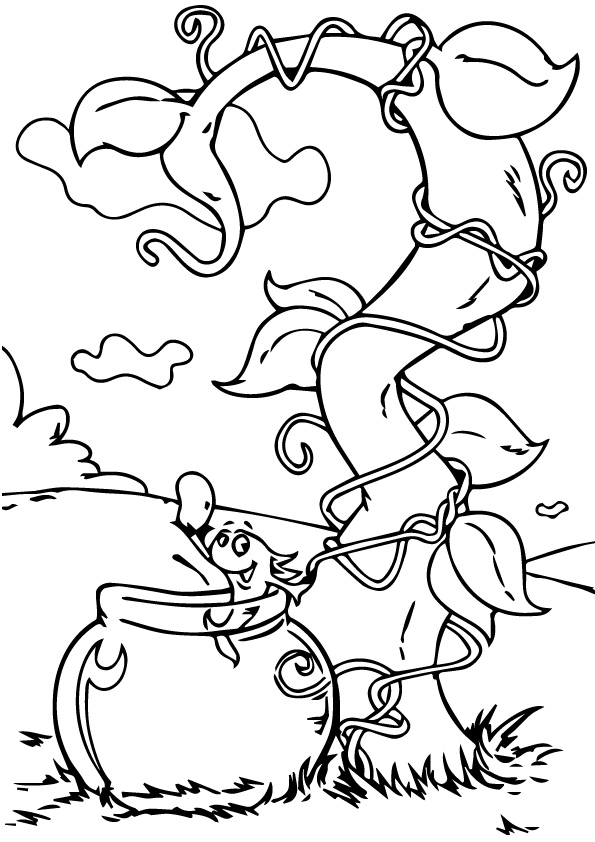Plansa de colorat cu Cat in the hat 25 22